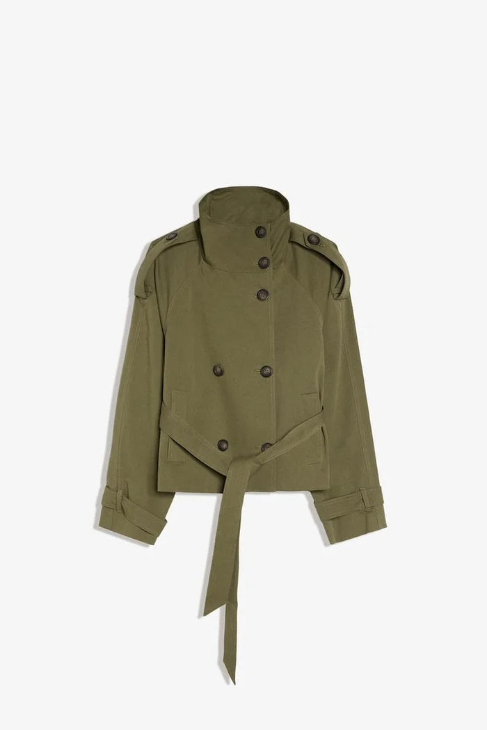 Trench Nora - Trench Court Ceinturé Femme