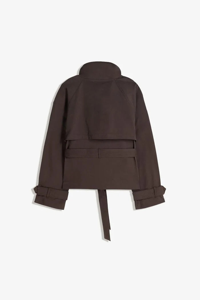 Trench Nora - Trench Court Ceinturé Femme