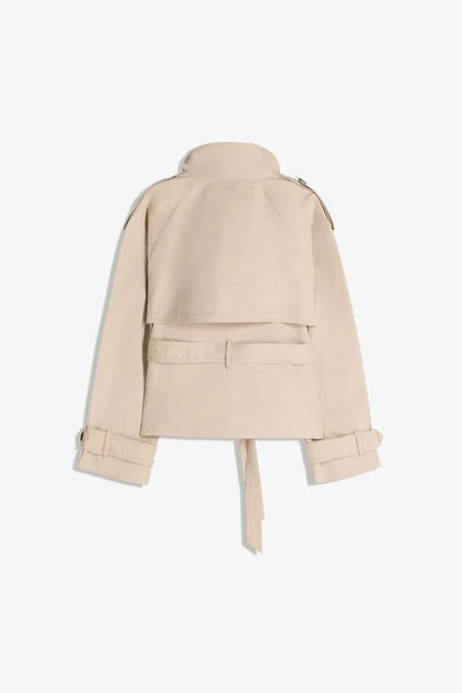 Trench Nora - Trench Court Ceinturé Femme