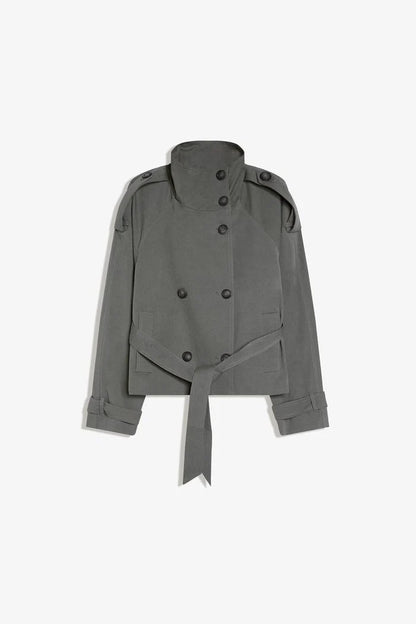 Trench Nora - Trench Court Ceinturé Femme