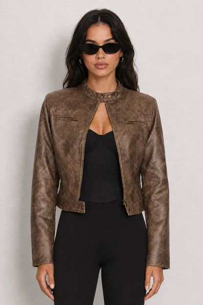 veste en cuir Seyes
