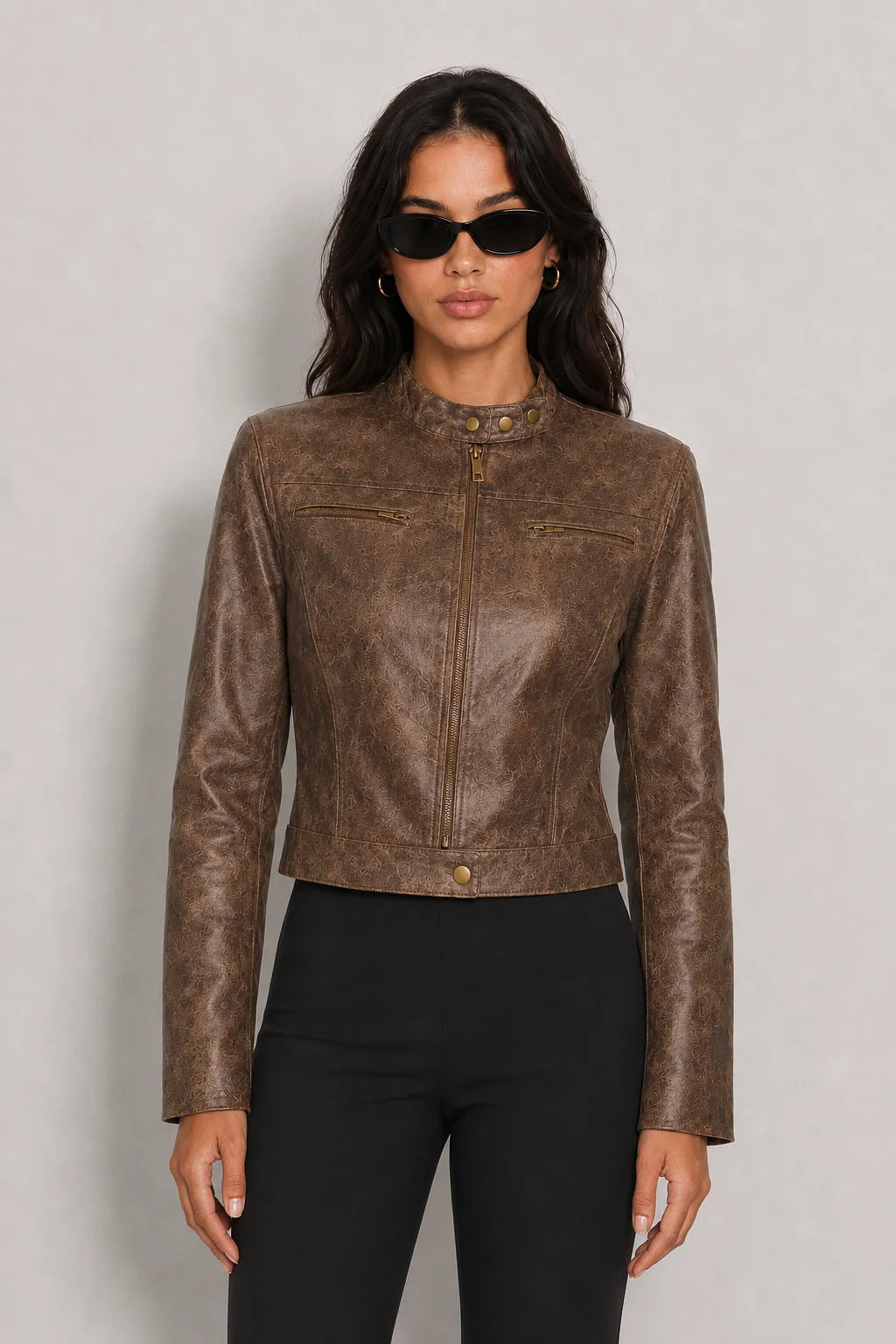 veste en cuir Seyes