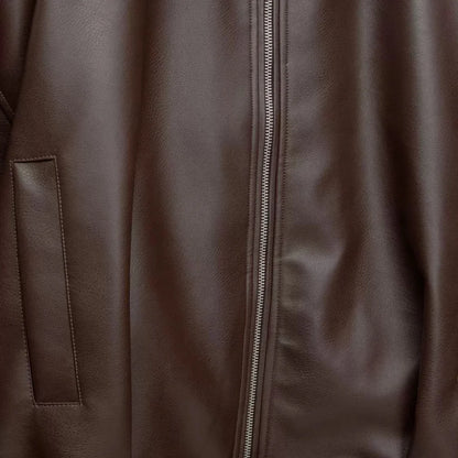 Veste Alma - Veste Effet Cuir Ceinturée Femme