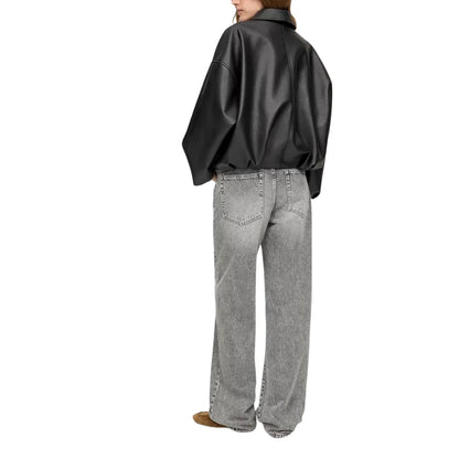 Veste Alma - Veste Effet Cuir Ceinturée Femme